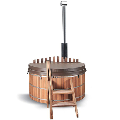 Sauna ardente de madeira exterior Kit Hot Tub Wet Steam do tambor