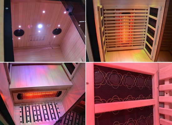 Dê forma a termas infravermelhos distantes Mini Sauna For Half Body finlandês 100KG da sauna da sala