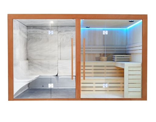 Pessoa seca grande Cedar Sauna da família 4 da casa de combinação da sauna do vapor do CE do tamanho