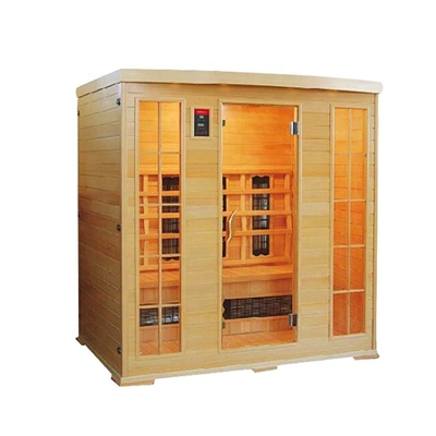 Sauna de madeira do vapor da pessoa da sala 4 de sal do canto da casa pré-fabricada para a sala de hotel
