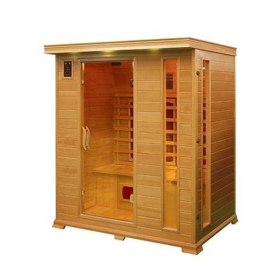 Sauna de madeira do vapor da pessoa da sala 4 de sal do canto da casa pré-fabricada para a sala de hotel
