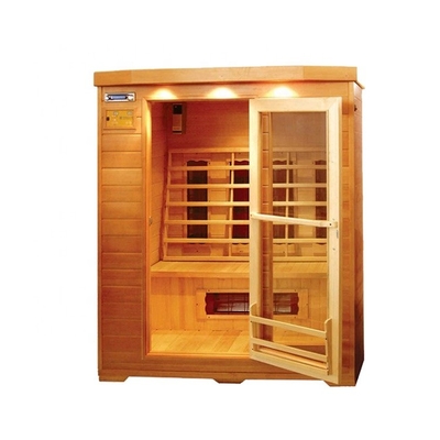 Sauna de madeira do vapor da pessoa da sala 4 de sal do canto da casa pré-fabricada para a sala de hotel