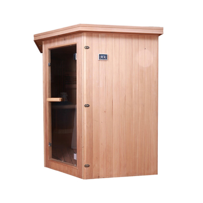 O infravermelho luxuoso da combinação da rocha e sauna tradicional a estrela conduzida iluminam a sala de vapor de canto de sal