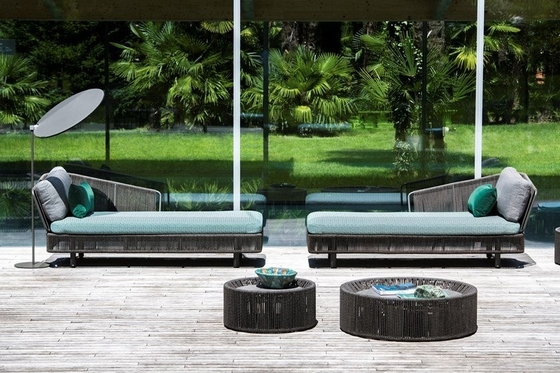Cadeira exterior do vadio do jardim de Chaise Lounge Daybed Contract Quality Baech do lazer do pátio