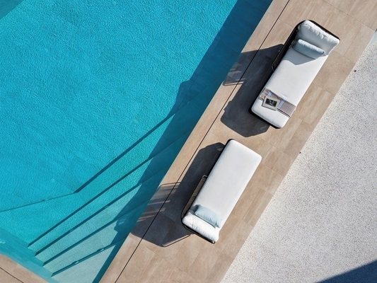 Cadeira exterior do vadio do jardim de Chaise Lounge Daybed Contract Quality Baech do lazer do pátio