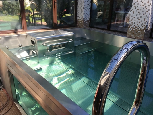 Associação luxuosa dos termas modulares bonitos 12x24 Inground da nadada da associação do inground do quadro do metal do jardim de Hydromassage