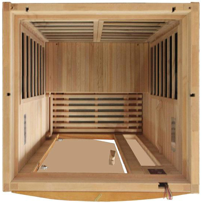 Sala infravermelha incluida original exterior da sauna da ioga da aptidão da perda de peso da sala da sauna de 4 pessoas