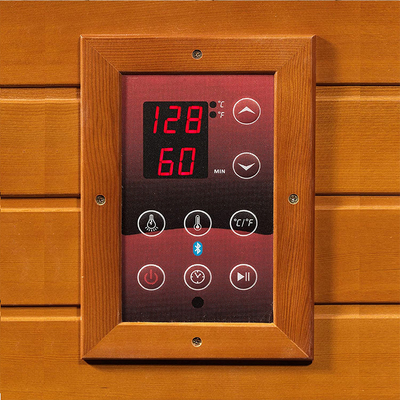 Sala infravermelha incluida original exterior da sauna da ioga da aptidão da perda de peso da sala da sauna de 4 pessoas
