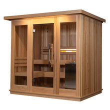 4-6 abeto vermelho nórdico interno tradicional das saunas 9kw da pessoa seco com calefator de Harvia