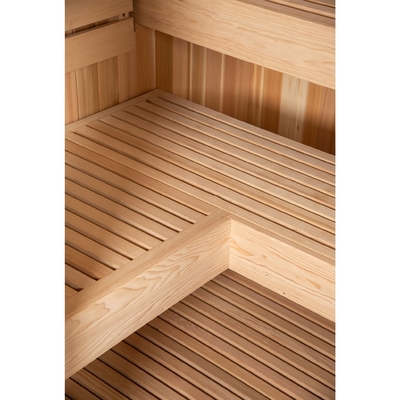 4-6 abeto vermelho nórdico interno tradicional das saunas 9kw da pessoa seco com calefator de Harvia