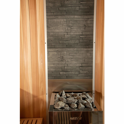 4-6 abeto vermelho nórdico interno tradicional das saunas 9kw da pessoa seco com calefator de Harvia