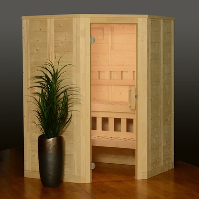 sala nórdica da sauna do vapor do abeto vermelho da pessoa seca tradicional da sala ETL 2 da sauna 6kw