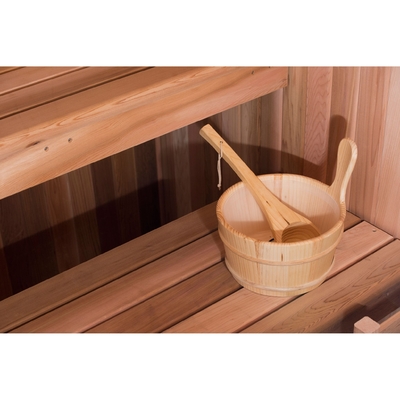 cedro vermelho ETL da madeira interna tradicional seca da sauna do vapor 220V