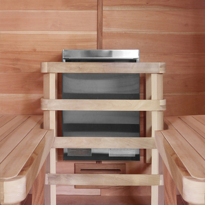 Pessoa vermelha de Cedar Steam Sauna Room 2 do sólido portátil tradicional da sauna da tendência